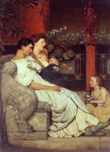 En romersk familj, 1867 av Lawrence Alma Tadema